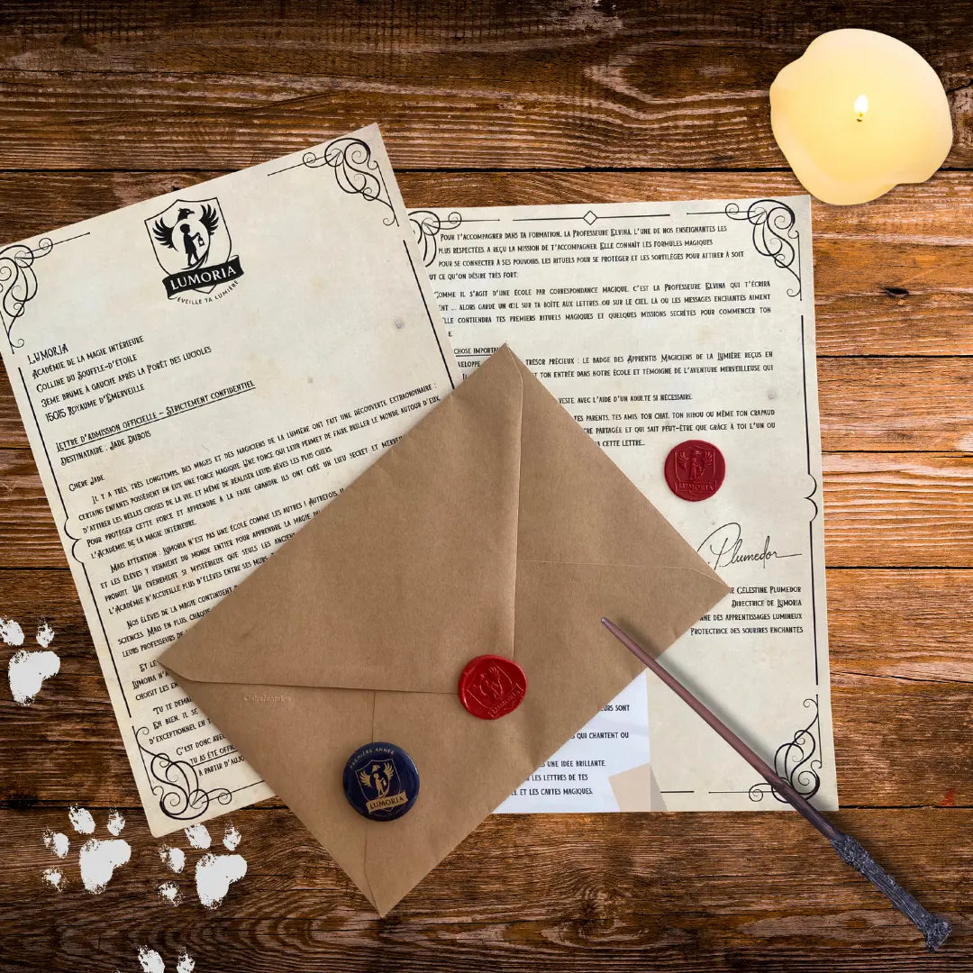 Lettre d'Admission Lumoria